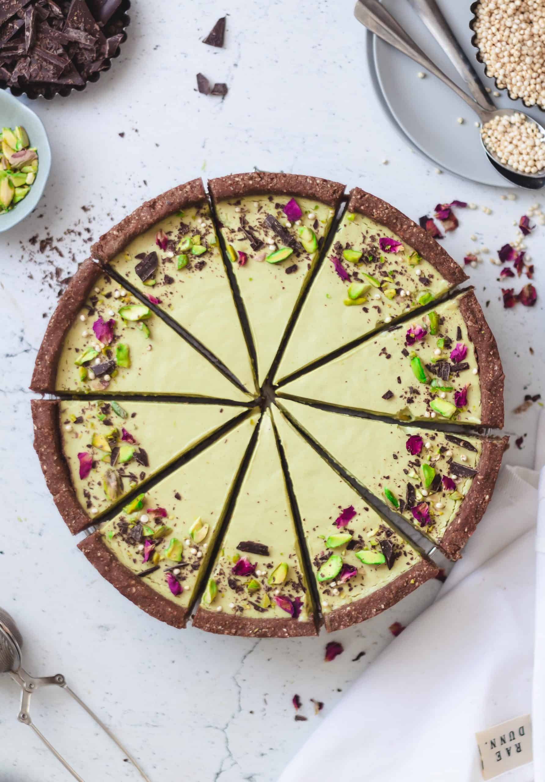 Creamy Pistachio Tart