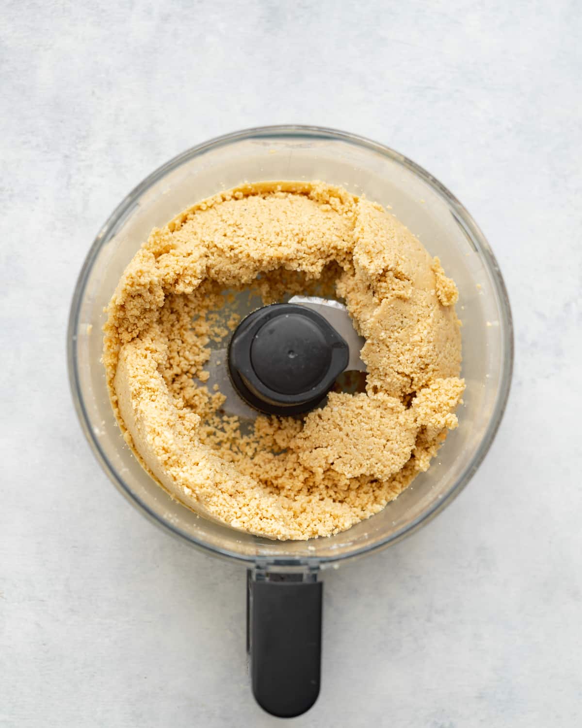 pastry base blended in a food processor.