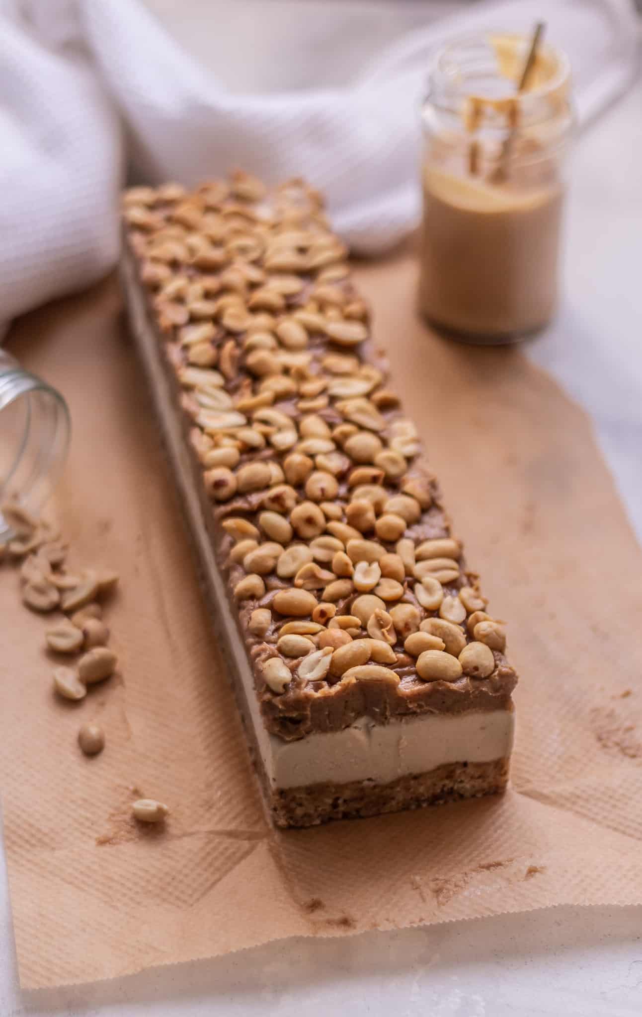 Giant vegan snickers bar recipe