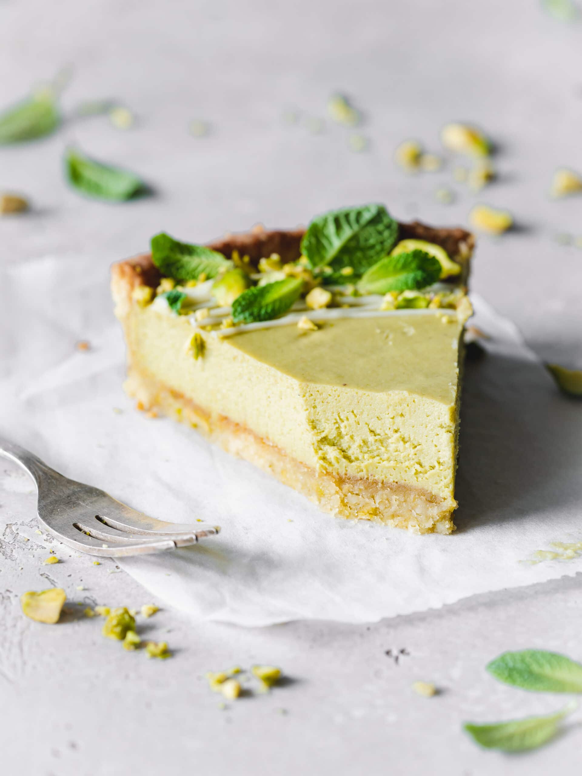 vegan pistachio tart