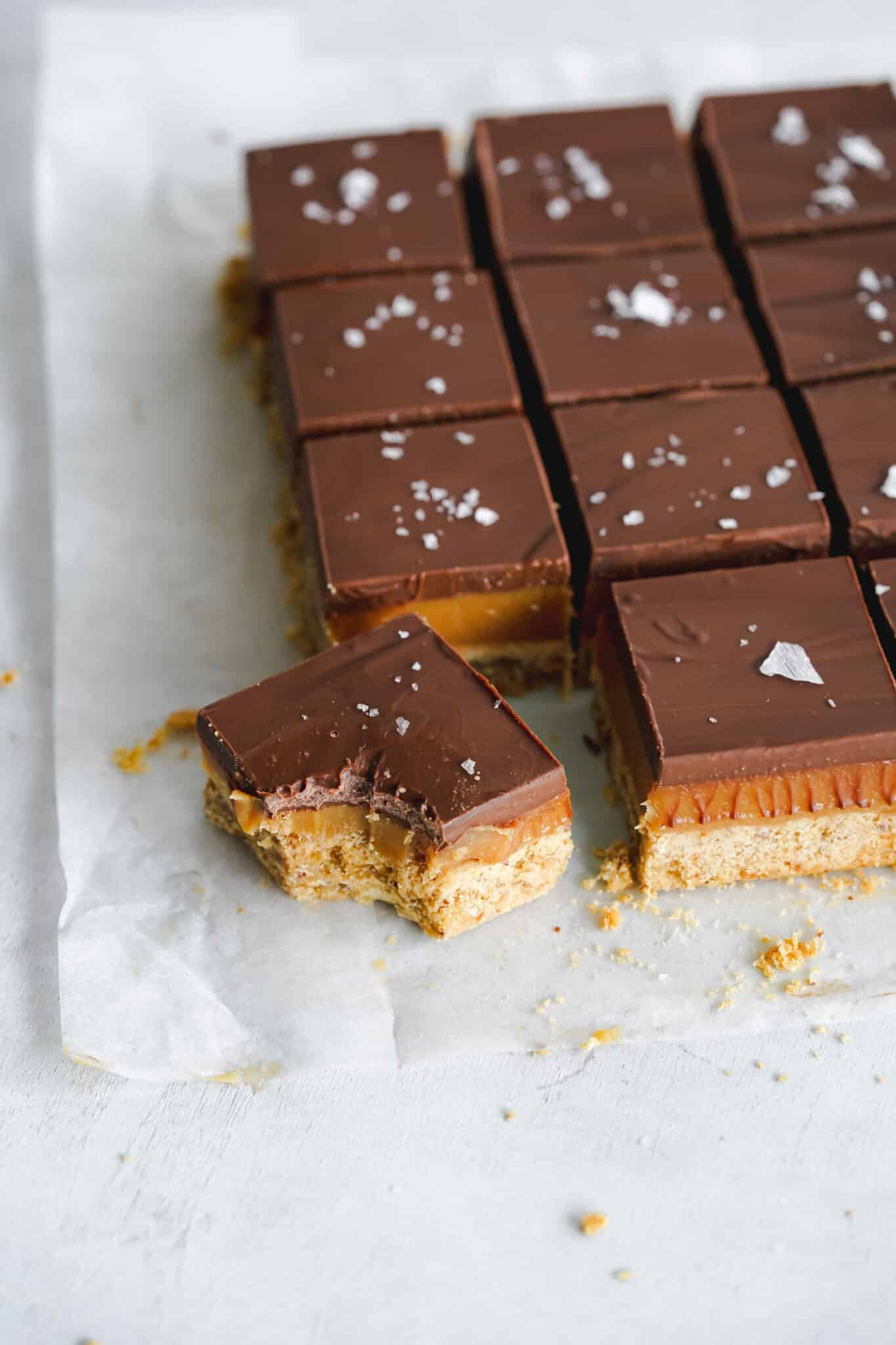 Vegan millionaires shortbread