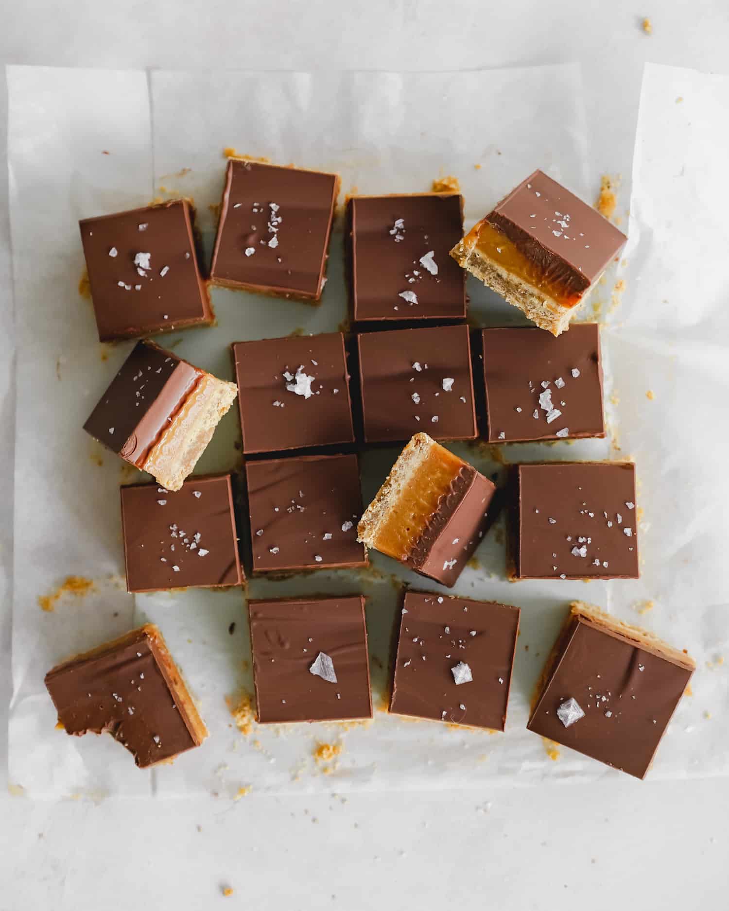 Vegan millionaires shortbread