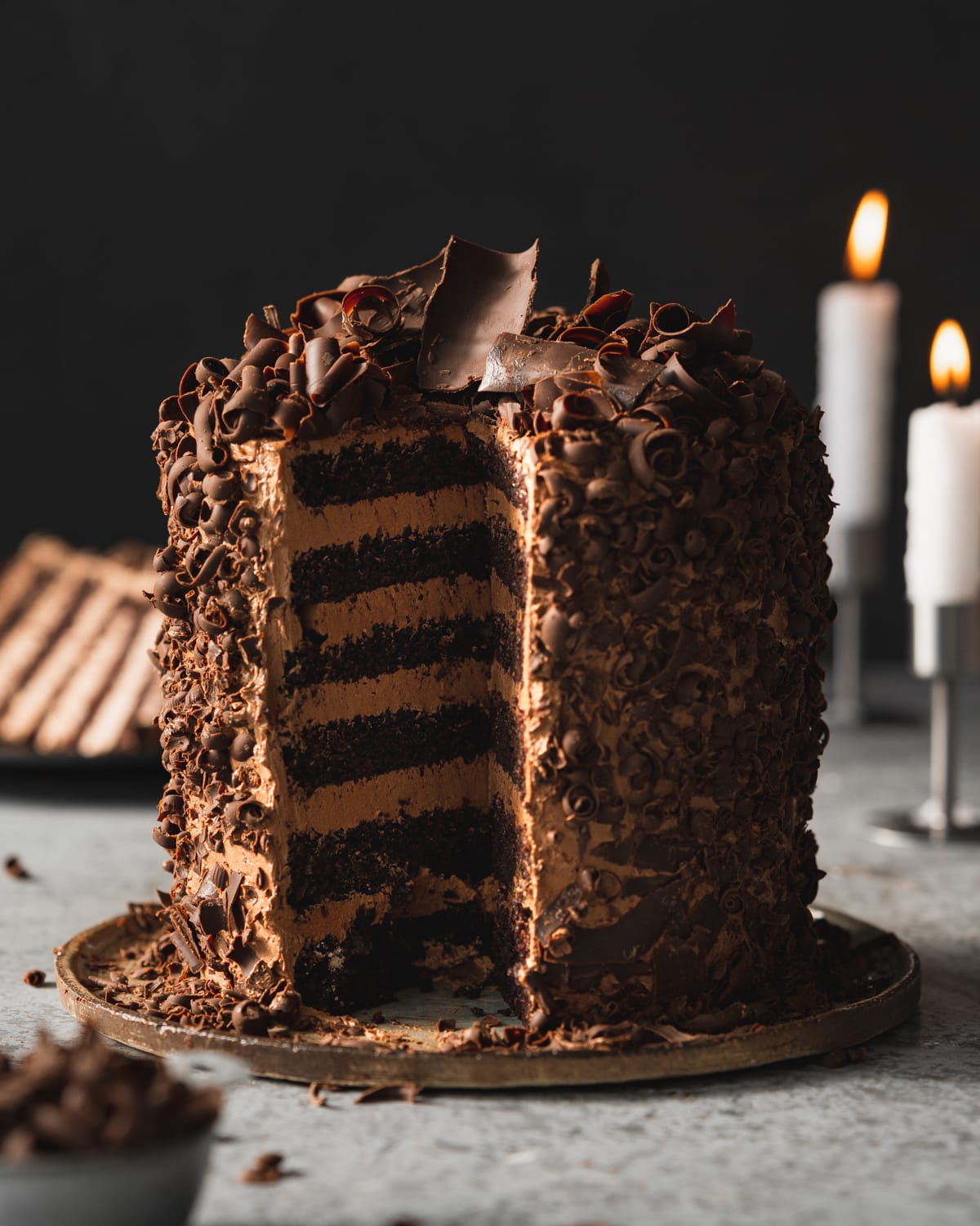 chocolate cake for Halloween.