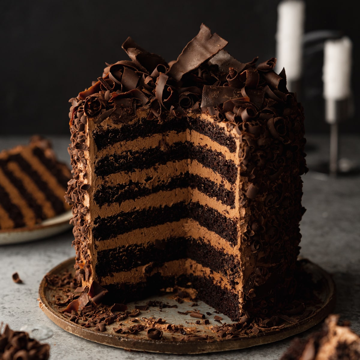 Vegan Devil's Food Cake (Epic Chocolate Cake)