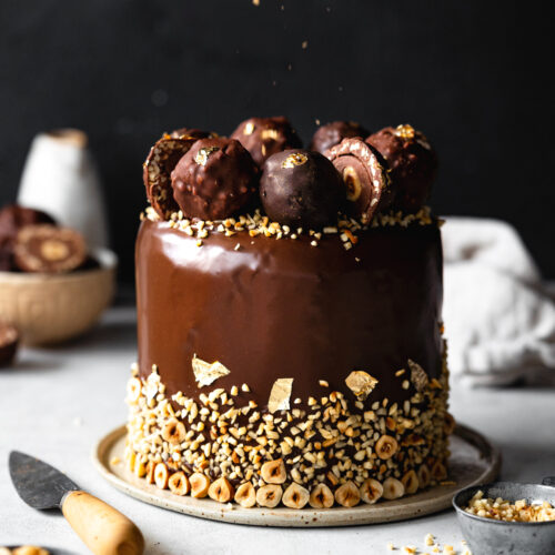 Ferrero Rocher Cake - Baking Up Memories