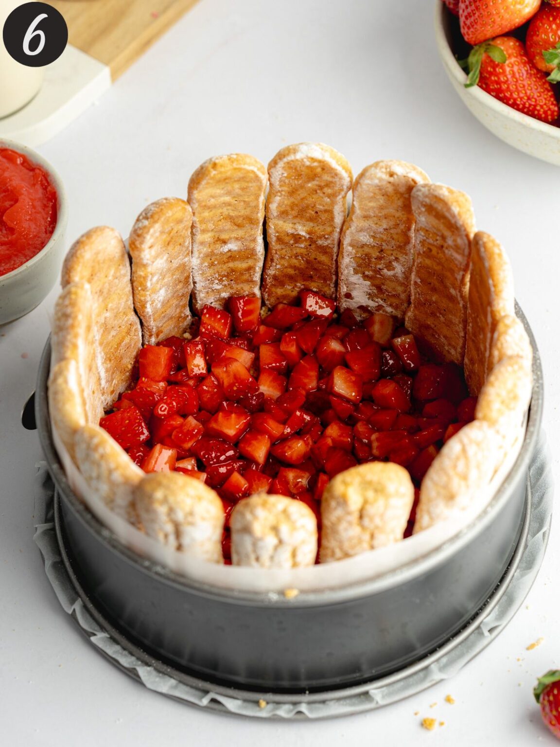 Charlotte Aux Fraises (no eggs, no gelatin) - Addicted to Dates