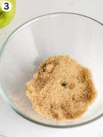 brown sugar that has been infused with real vanilla pod.
