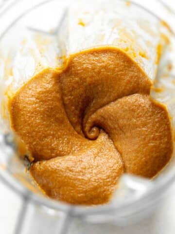 dates in a high-speed blender jug blended until smooth.