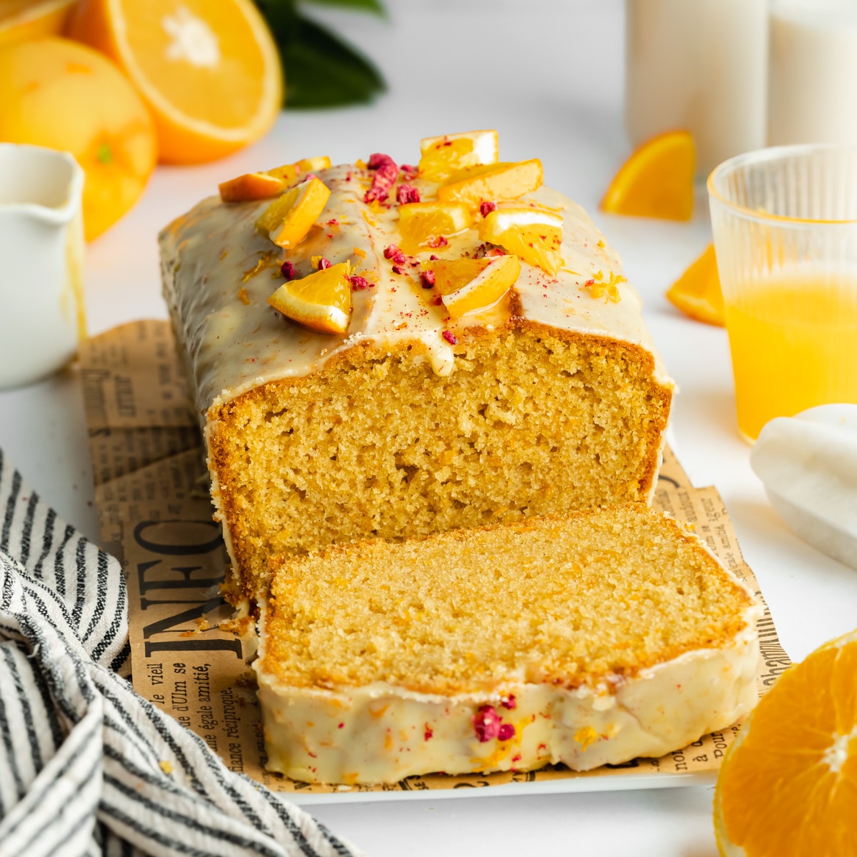 Vegan Orange Loaf Cake