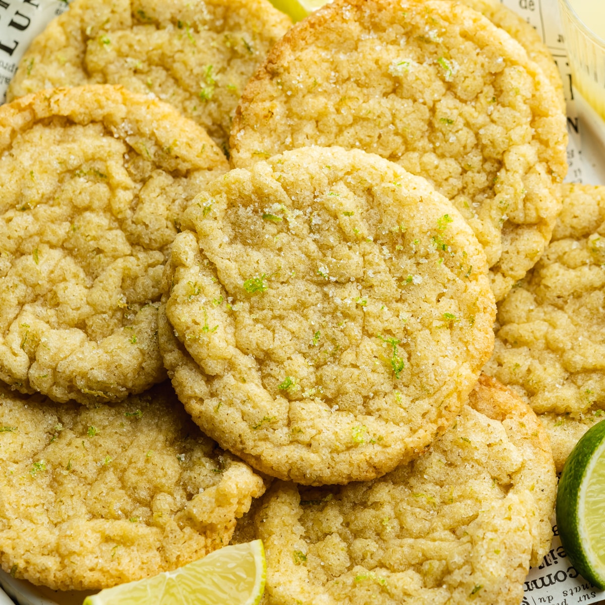 Vegan Key Lime Cookies